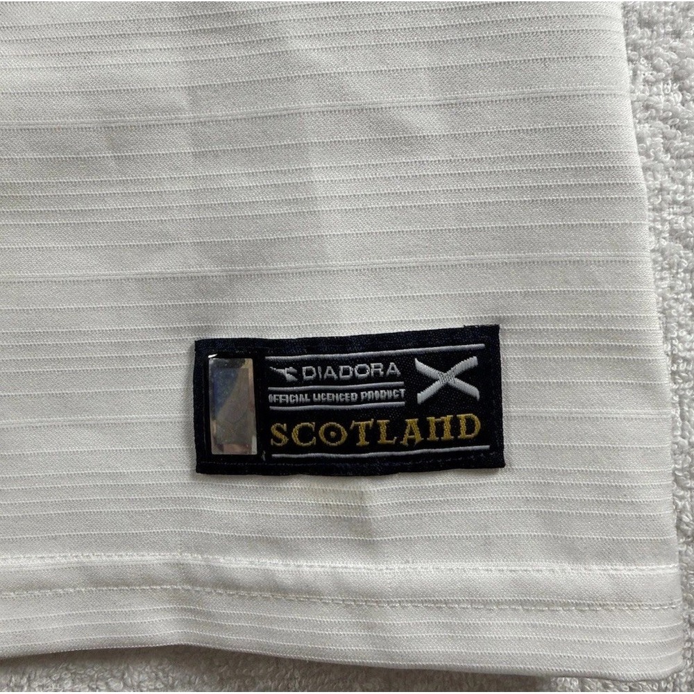 Scotland Away football shirt 2003 - 2005 White Diadora Woman Size 10 - Picture 4 of 15